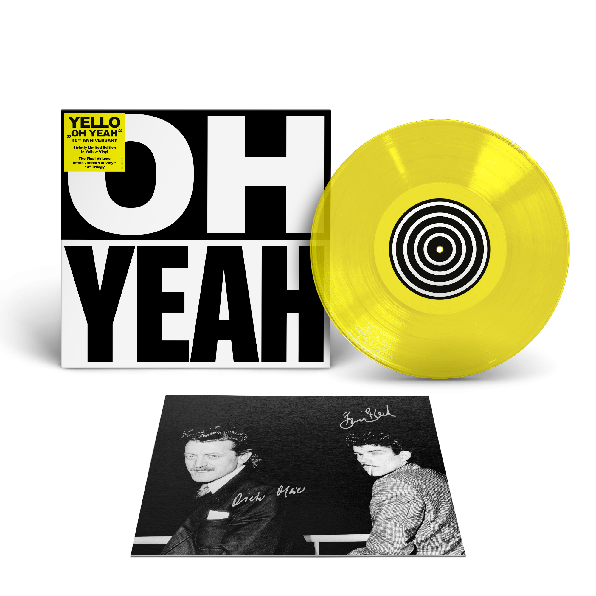 Yello Oh Yeah (40th Anniversary) Limitierte Gelbe Vinyl 10" + Exklusive Signierte Art Card 431843
